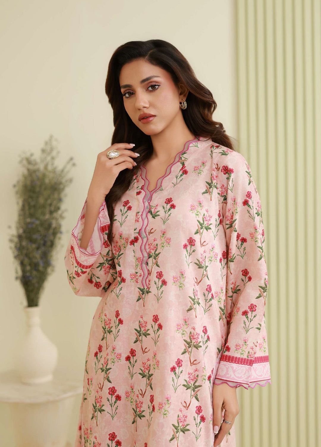 Zellbury Unstitched Printed Lawn 2 Piece Suit ZB26UC WUS26E20744 - Casual Collection