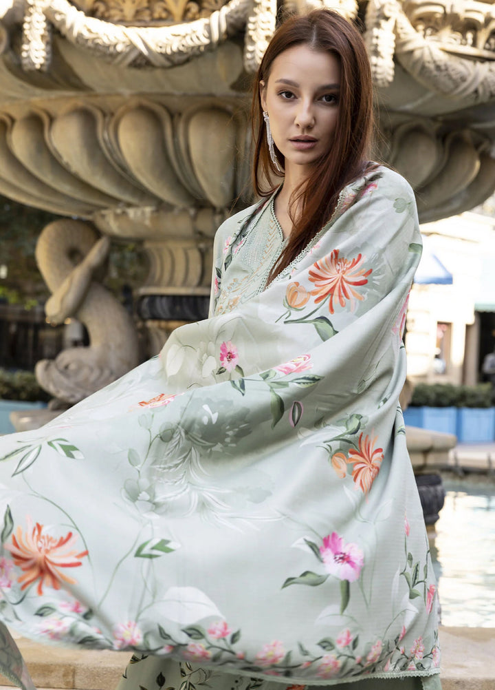 Meerak Women Pret Premium Embroidered Linen 3 Piece Nysa - Winter Collection