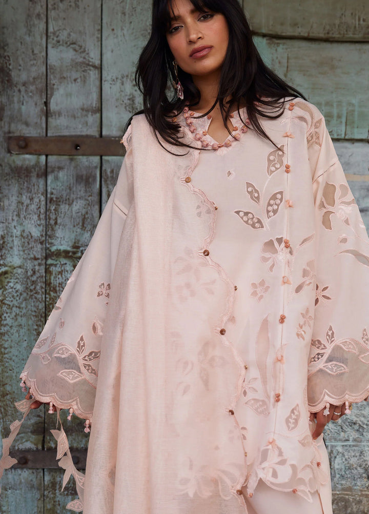 Meili by Zaha Unstitched Embroidered Lawn 3 Piece Suit ZK26UML ZL26-14A - Festive Collection