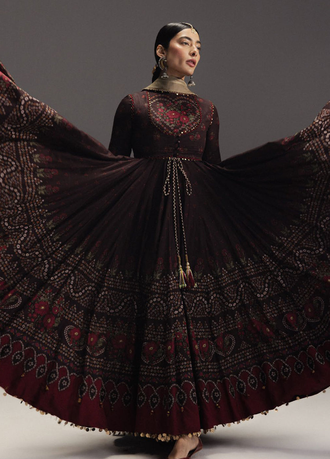 Anarkali by Zara Shahjahan Unstitched Embroidered Lawn 3 Piece Suit ZS26UAL D-07 ZARMEEN - Eid Collection