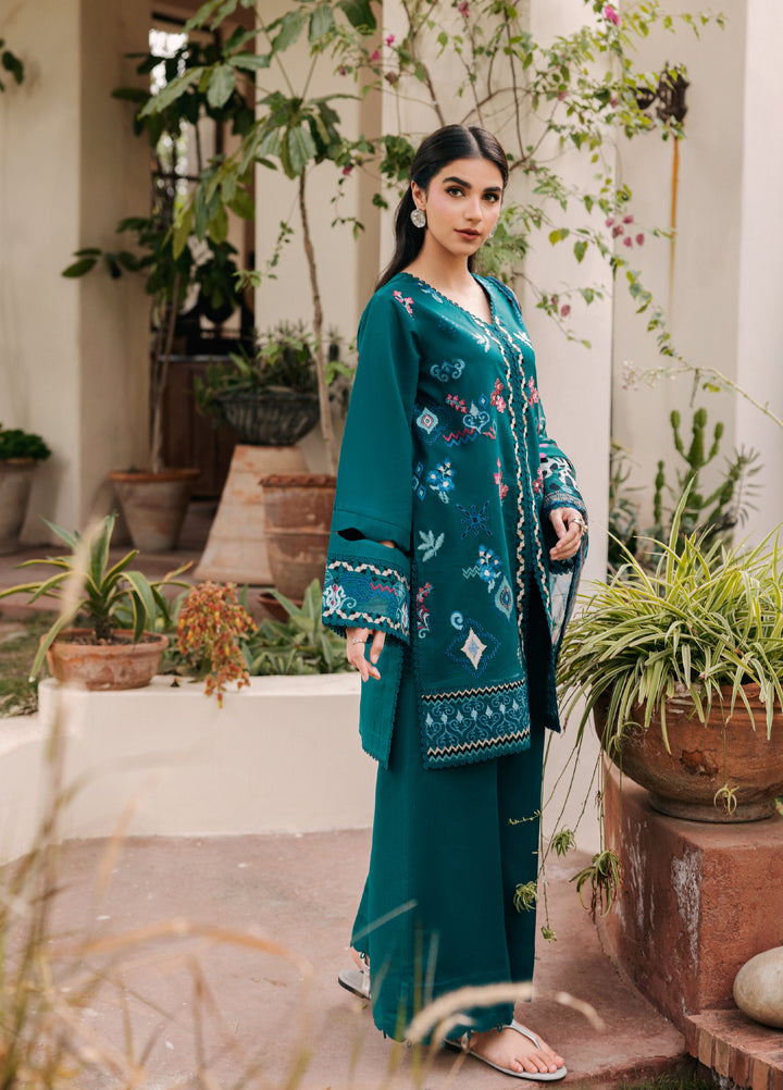 Zync by Florent Unstitched Embroidered Lawn 3 Piece Suit FL26ULZ FZ-3B - Lawn Collection