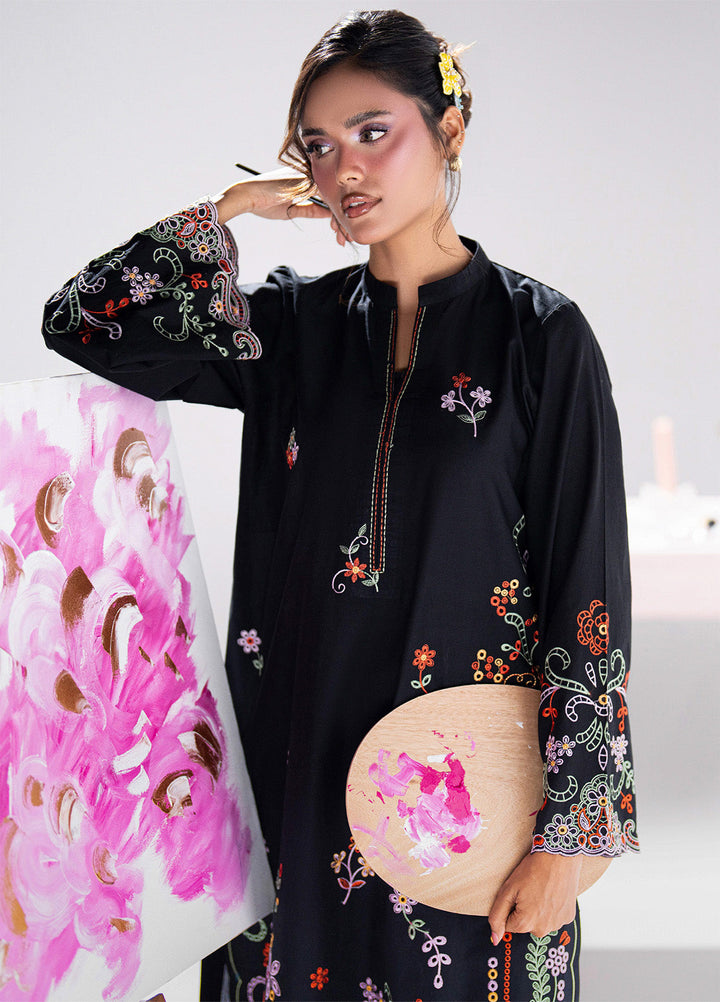 Blush N Bliss by Sahane Women RTW Embroidered Lawn 2 Piece Suit Midnight Petal LP63006 Casual Collection