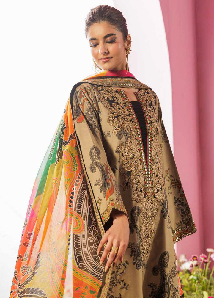 Rang e Bahar by Charizma Unstitched Embroidered Lawn 3 Piece Suit CHR26URB CRB6-07 - Summer Collection