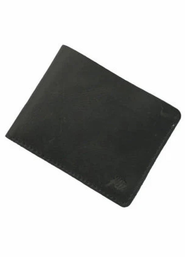 Vintage by Jild Mens Genuine Vintage Leather Wallet-CHARCOAL BLACK S3 - Wallets Collection