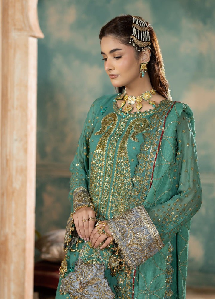 Sara Jahan Women RTW Embroidered Chiffon 3 Piece Suit SJ26RF SJ-1022 - Festive Collection