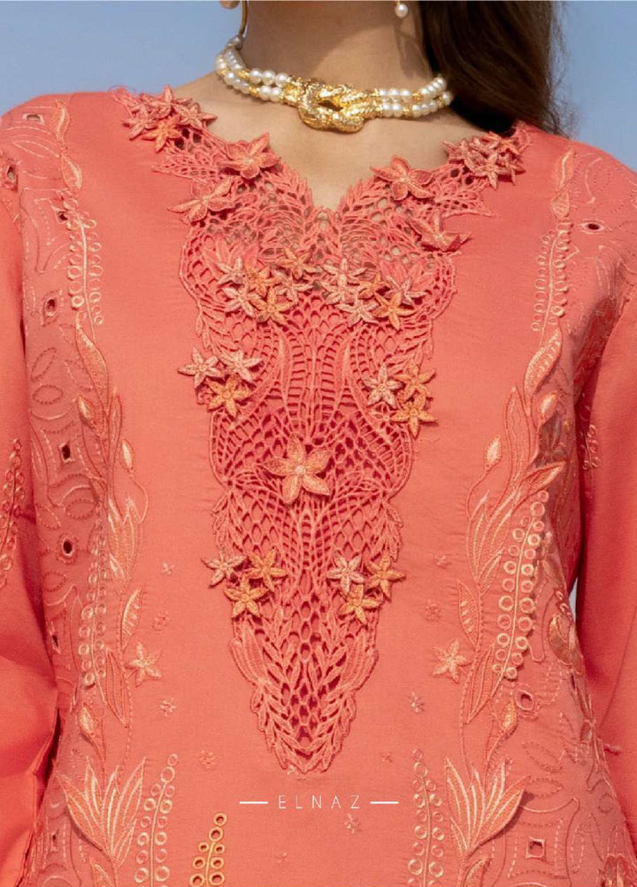 Rang Rasiya Premium Unstitched Embroidered Lawn 3 Piece Suit RR26UP D-1 Elnaz - Festive Collection