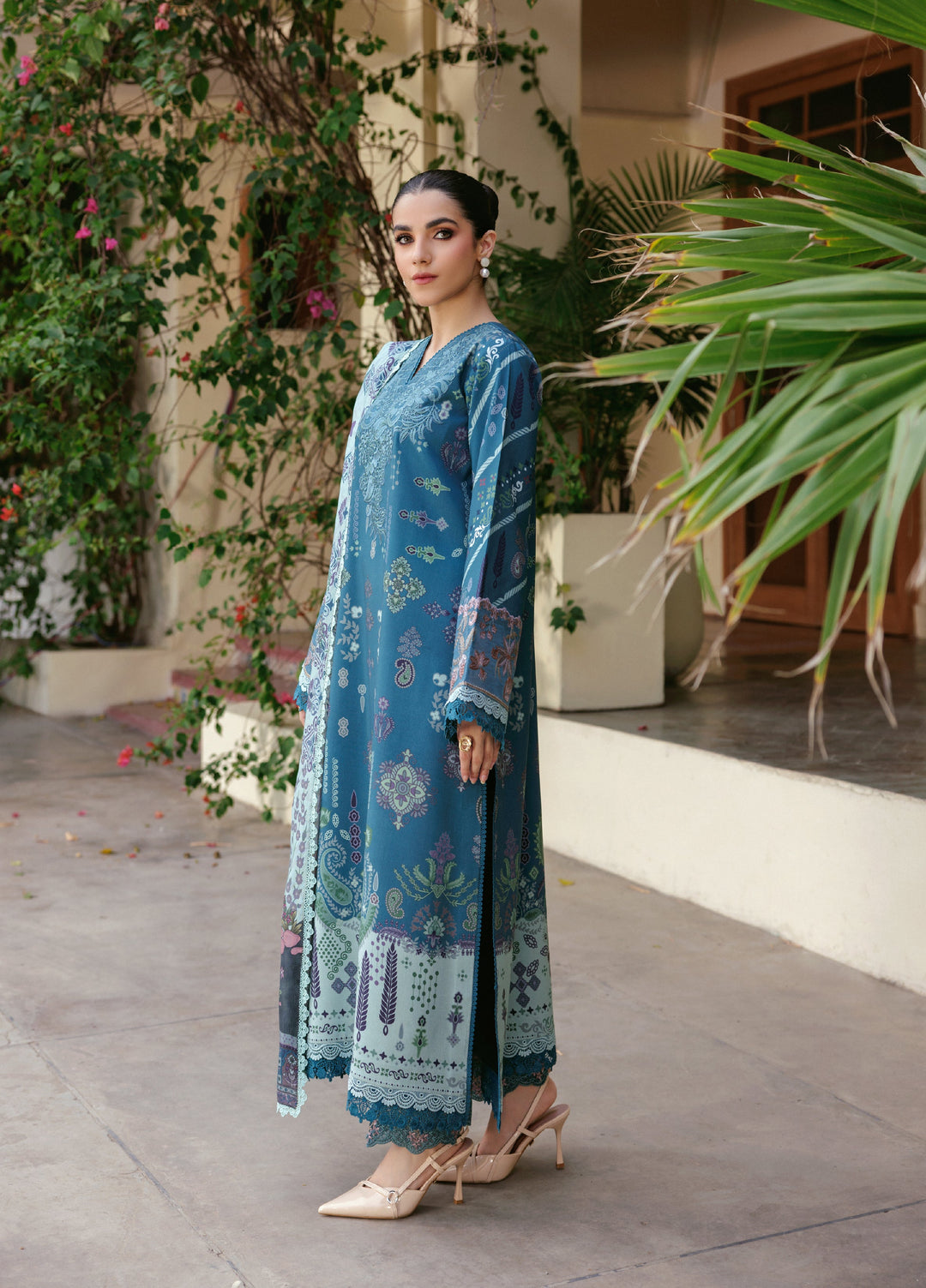 Zync by Florent Whispers Unstitched Embroidered Modal 3 Piece FL25WW FL-5B - Winter Collection