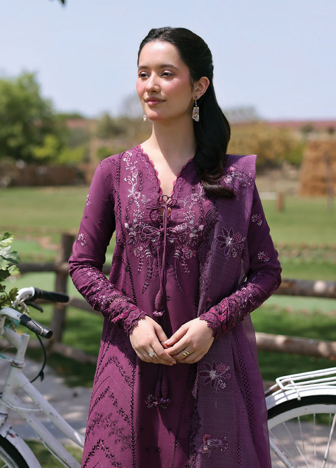 Summer Soiree by Zarposh Unstitched Embroidered Lawn 3 Piece Suit ZR26ULS Orien - Festive Collection
