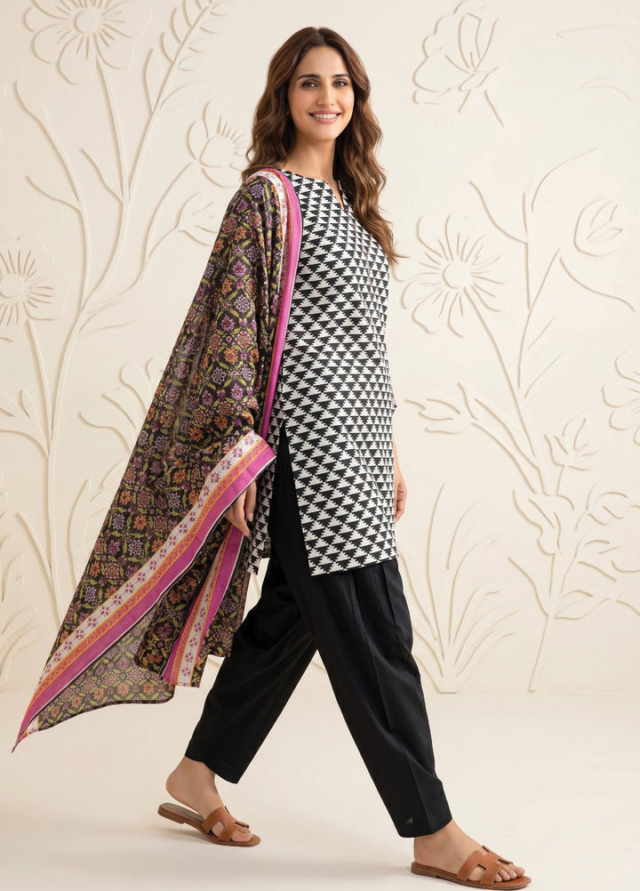 Salina by Regalia Textiles Unstitched Printed Lawn 3 Piece Suit RG26USII D-1 - Casual Collection