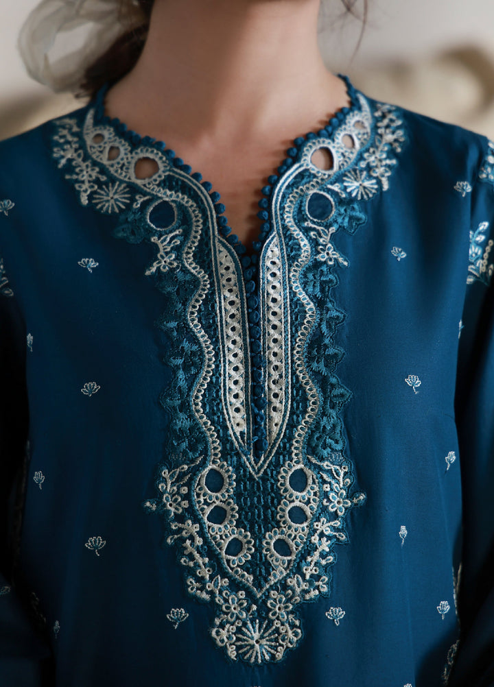 Saagar by Aabyaan Unstitched Embroidered Luxury Lawn 3 Piece Suit ABY26USL AL-9 Inaya - Festive Collection