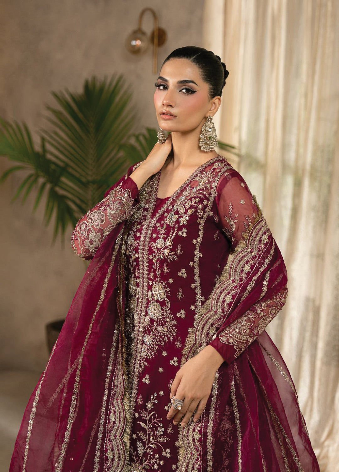 Azira by Gulaal Unstitched Luxury Embroidered Organza 3 piece GL25AF LFU-06 Amisra - Formals Collection