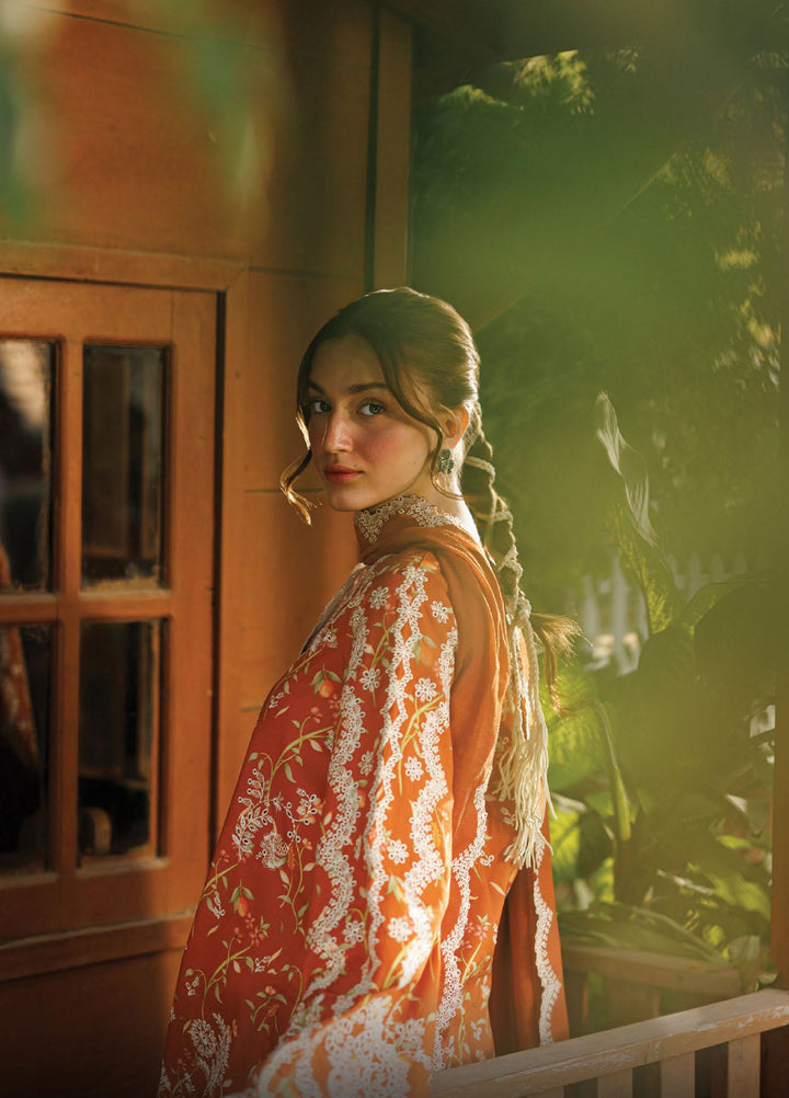 Summer Together by Afrozeh Unstitched Embroidered Lawn 3 Piece Suit AF26UST D-8 ELYORA - Festive Collection