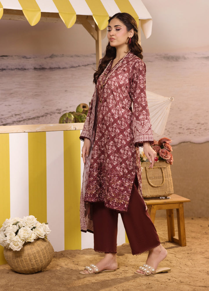 Regalia Textiles Unstitched Embroidered Lawn 3 Piece Suit RG26UEL D-4 - Casual Collection
