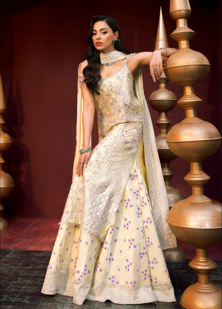 Zarmina by Zariya Unstitched Embroidered Russian Silk 3 Piece Suit ZRY26UZ ZB50041 - Festive Collection