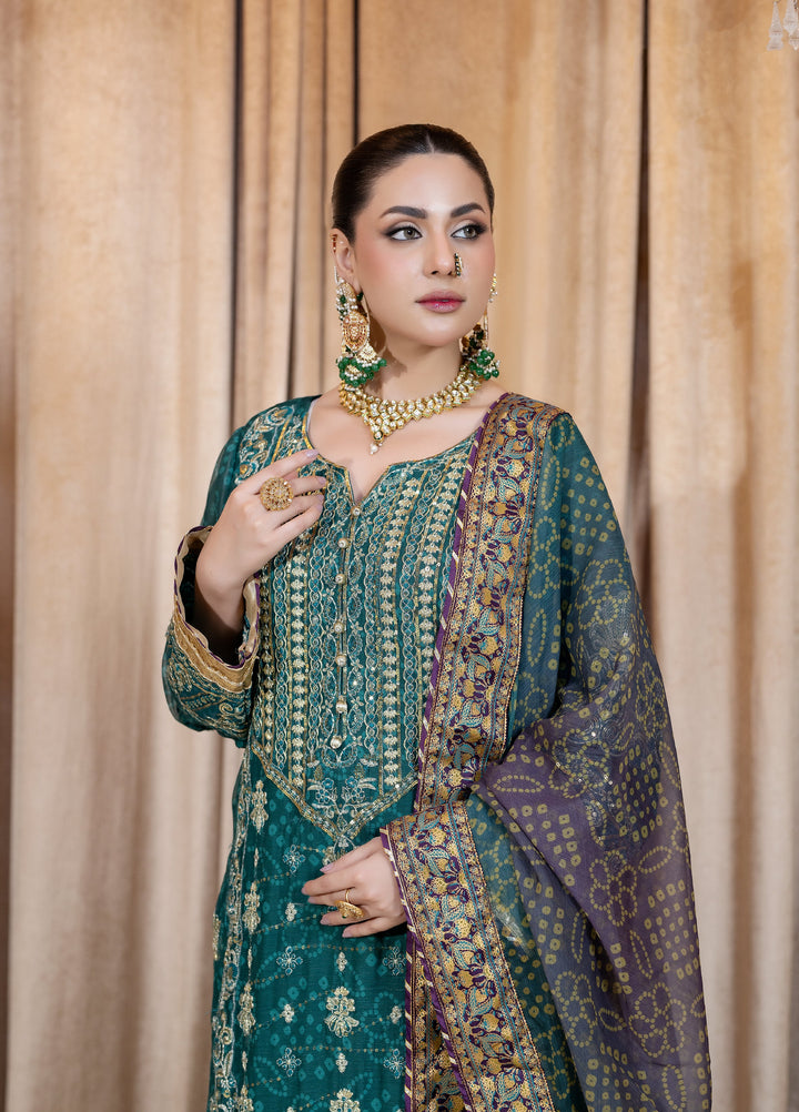 Daastan Raum by Sarb Unstitched Embroidered Chiffon 3 Piece Suit RS26UCD DCL-04 - Festive Collection