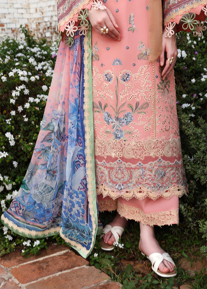 Belle Saison by Esmel Unstitched Embroidered Lawn 3 Piece Suit EML26ULB Zelle EUNSS260205 - Festive Collection