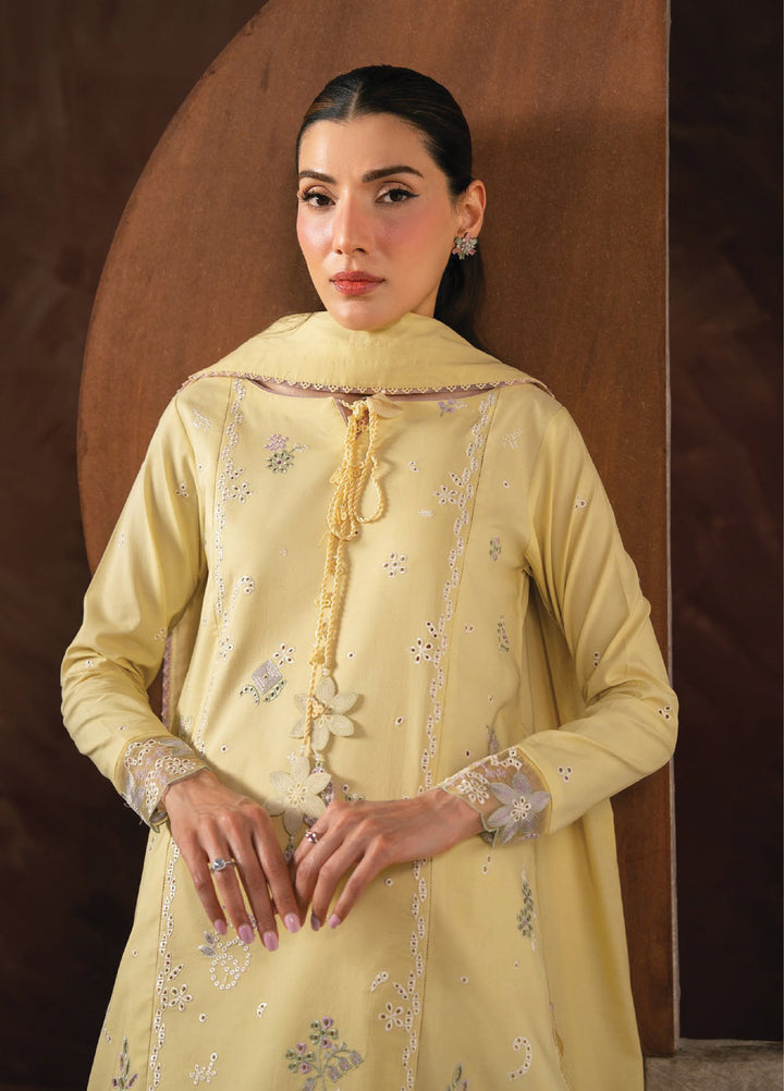 Seran Unstitched Embroidered Lawn 3 Piece Suit SN26ULLE Seyra D-08 - Eid Collection
