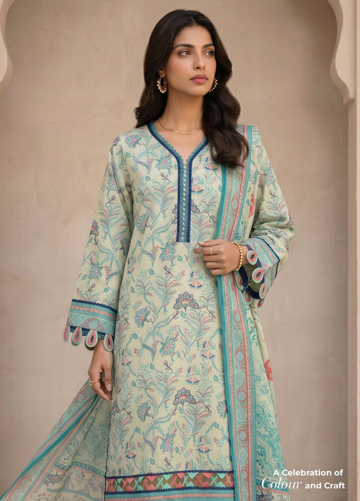 Zellbury Unstitched Printed Lawn 3 Piece Suit ZB26UCVII WUS26X38115 - Casual Collection