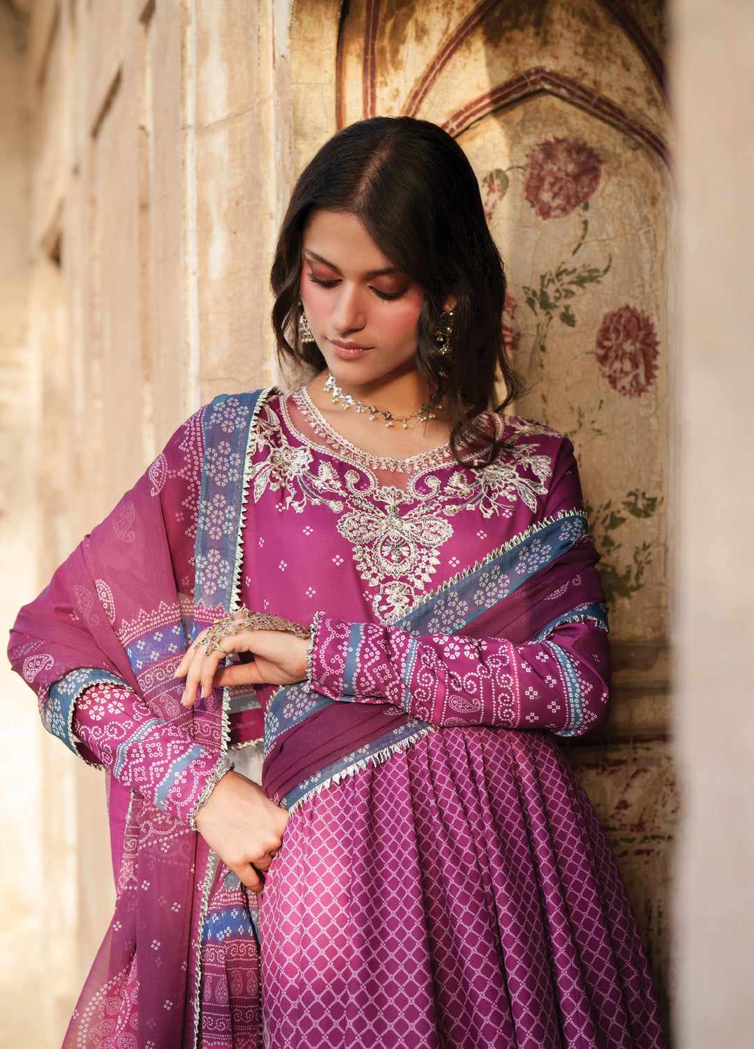 Mausam by Bin Ilyas Unstitched Printed Lawn 3 Piece Suit BI26UML 504A - Festive Collection