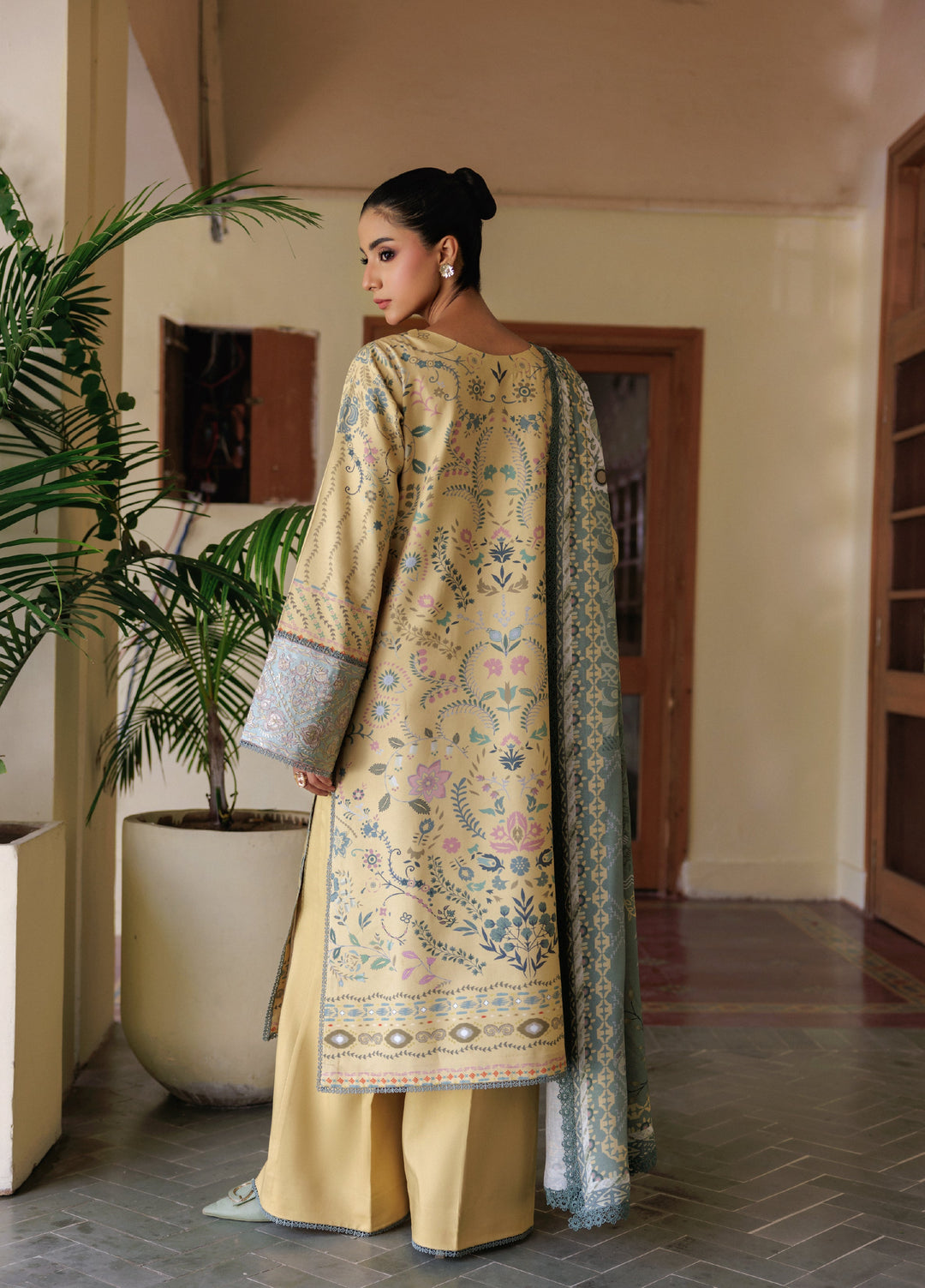 Zync by Florent Whispers Unstitched Embroidered Modal 3 Piece FL25WW FL-8B - Winter Collection