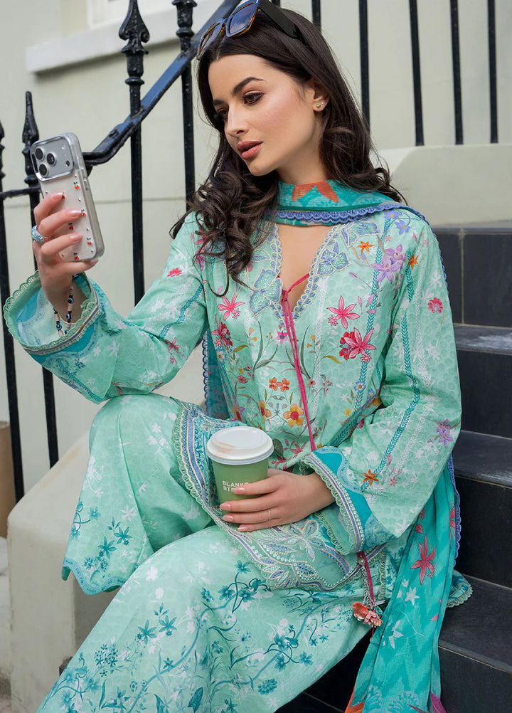 Sobia Nazir Prints Unstitched Embroidered Lawn 3 Piece Suit SN26UPL D-03B - Summer Collection