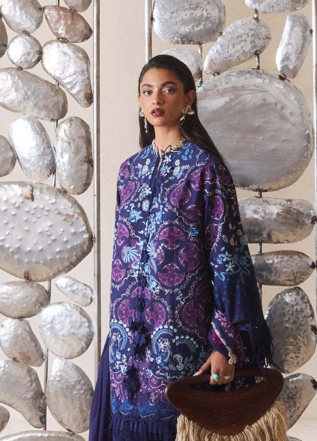 Suffuse Unstitched Embroidered Lawn 3 Piece Suit SSY26ULE Elora - Eid Collection