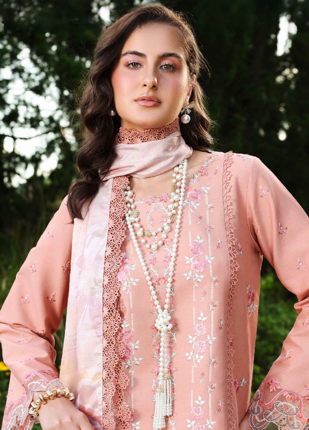 Florence by Rang Rasiya Unstitched Embroidered Lawn 3 Piece Suit RR26UFL Aalen - Summer Collection