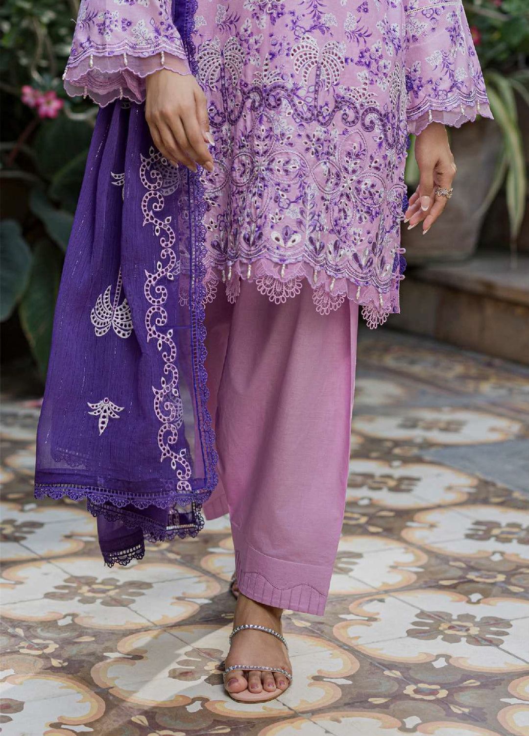 Zellbury Unstitched Embroidered Cotton 3 Piece Suit ZB26UCC WUS26E34093 - Casual Collection