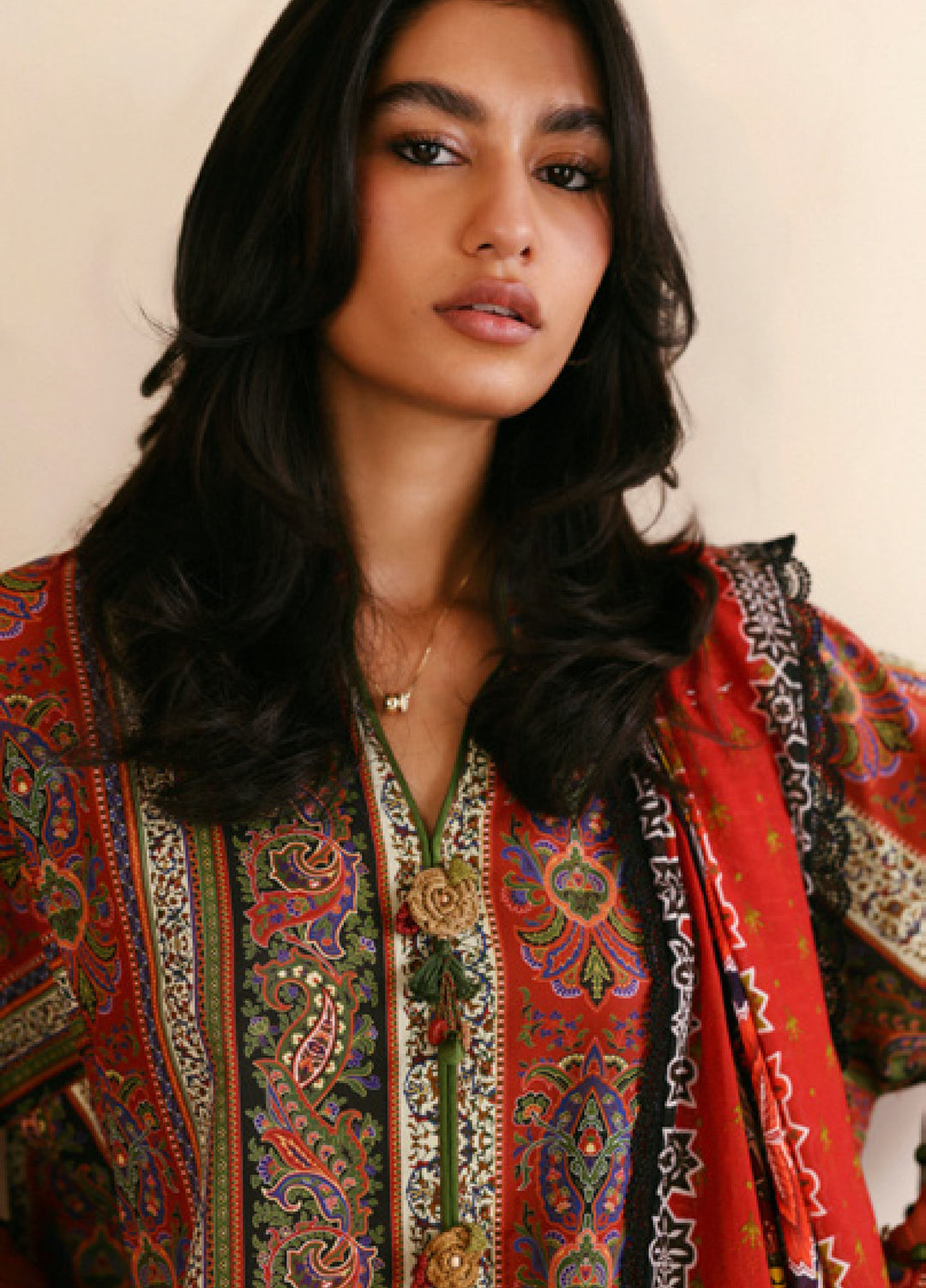 Amaya by Zaha Unstitched Printed Lawn 3 Piece Suit ZK26UAL Raya APL26-01 - Casual Collection