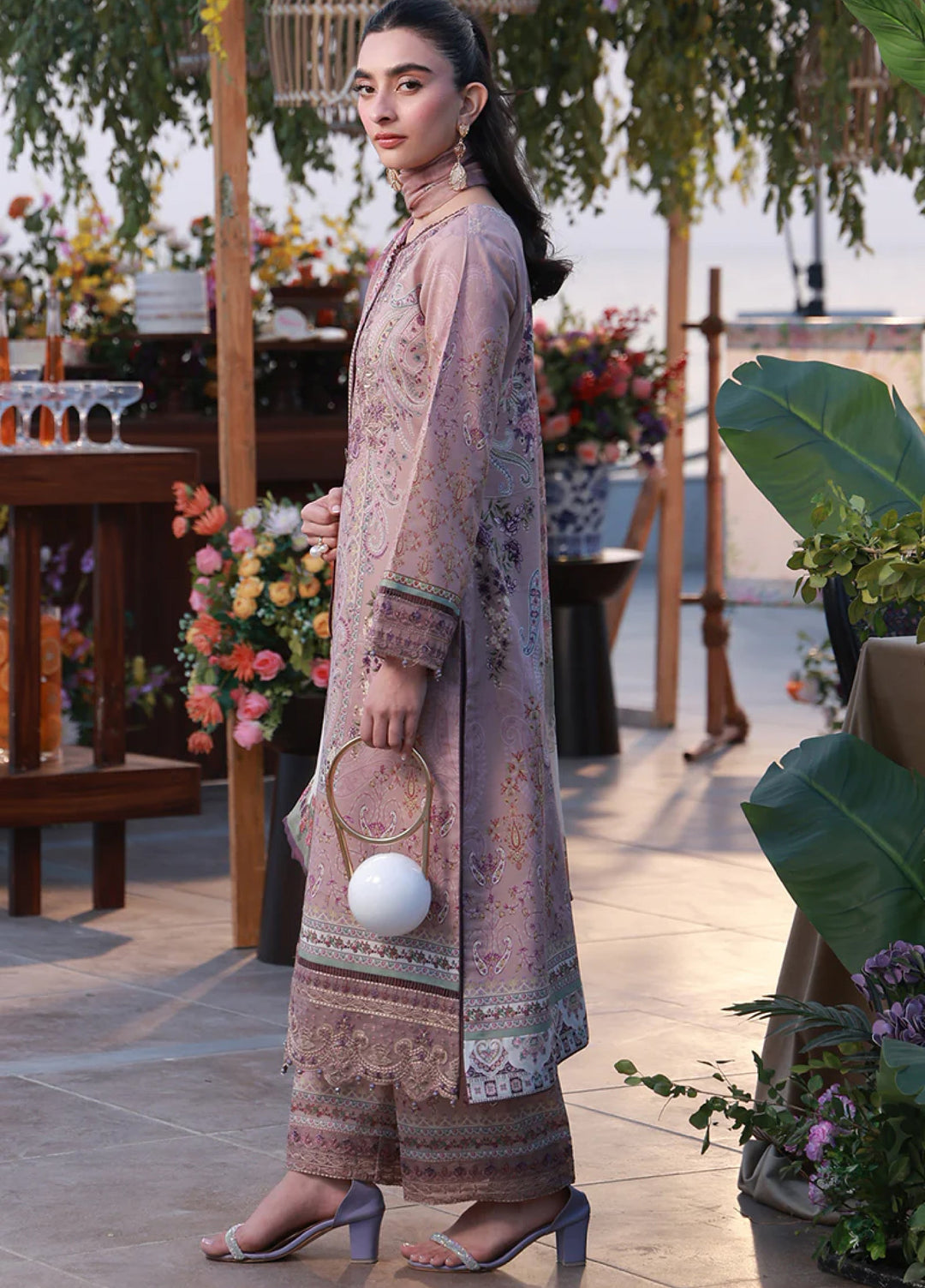 Delia by Gulaal Unstitched Embroidered Lawn 3 Piece Suit GL26UD D-11 Ayla - Summer Collection