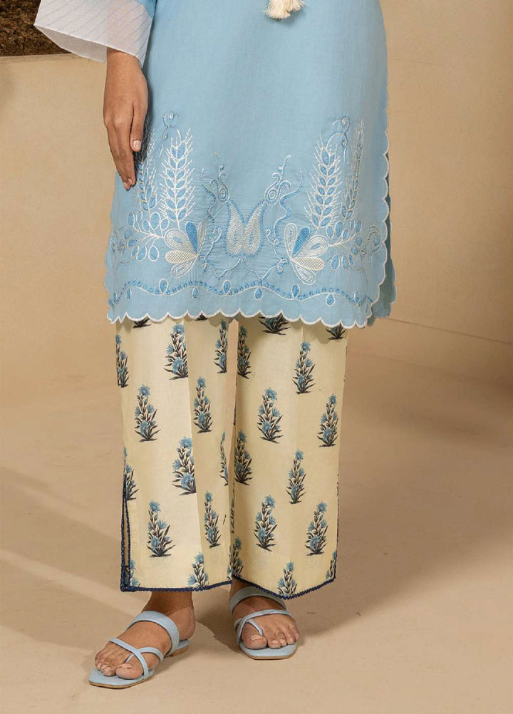 Zellbury Unstitched Embroidered Cotton 2 Piece Suit ZB26UVIII WUC25E20189 - Casual Collection
