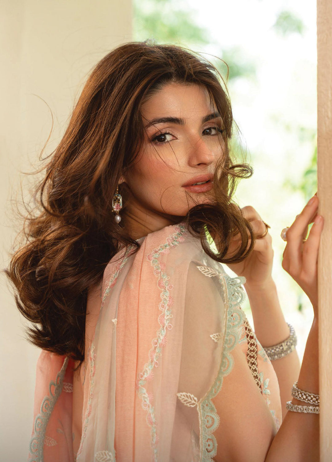 Whisper by Ayzel Unstitched Embroidered Lawn 3 Piece Suit AAF26ULW Dew ZWU-0132-3PO - Eid Collection