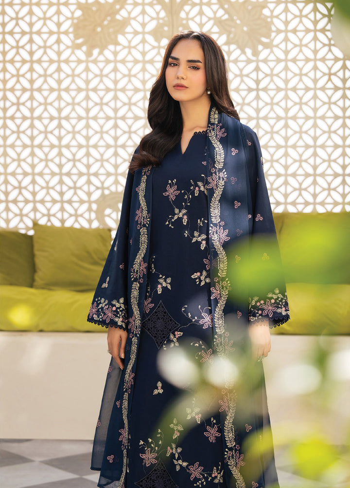 Namah by Xenia Formals Unstitched Embroidered Lawn 3 Piece Suit XF26ULN Daniyah 03 - Festive Collection