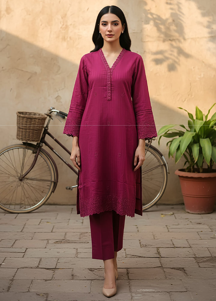 Lakhany Women Ready To Wear Embroidered 2 Piece Cambric LG-IZ-0414-W-EMB-2P - Winter Collection