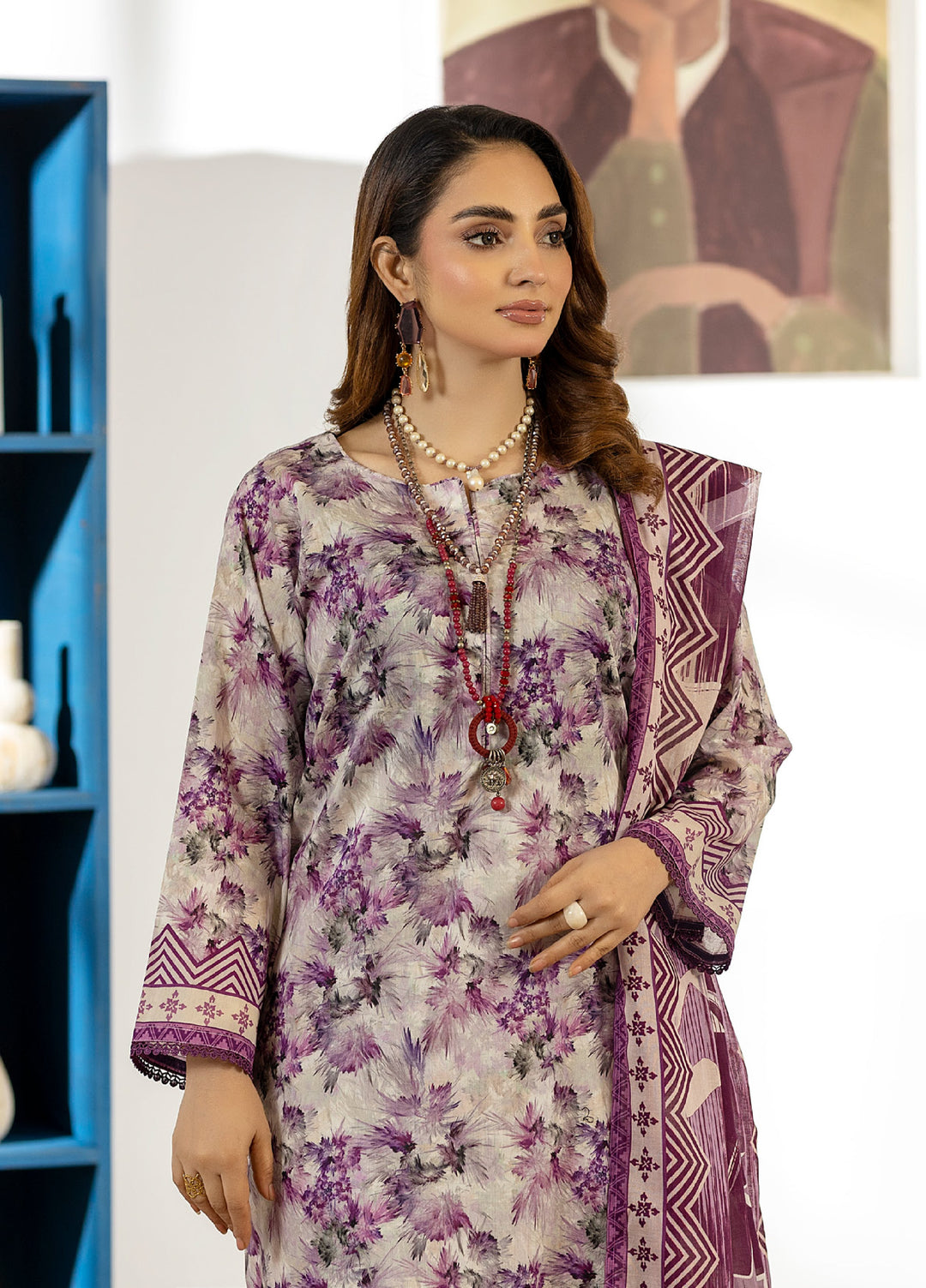 Salina by Regalia Textiles Unstitched Digital Printed Lawn 3 Piece Suit RG26SUVIII D-5 - Summer Collection