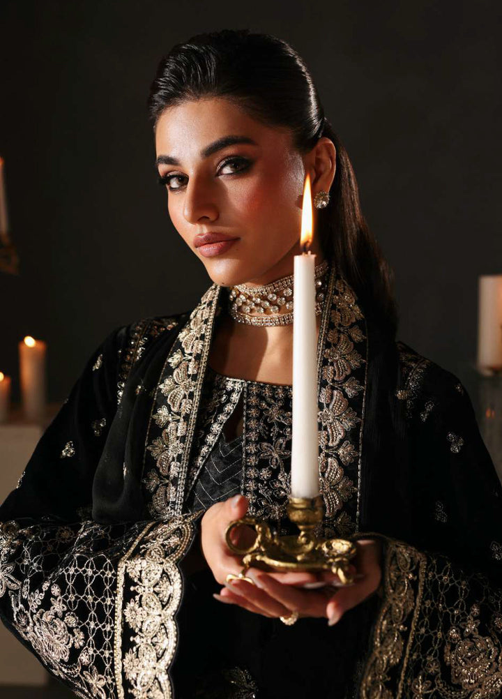 Marais by Gulaal Unstitched Velvet Embroidered 3 Piece Suits GL25VF GL-25-V9 Eclissa - Festive Collection