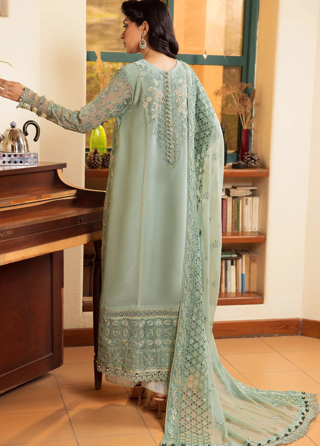 Xenia Formal Unstitched Luxury Chiffon Suits 3 Piece XE25FL Olga - Formals Collection