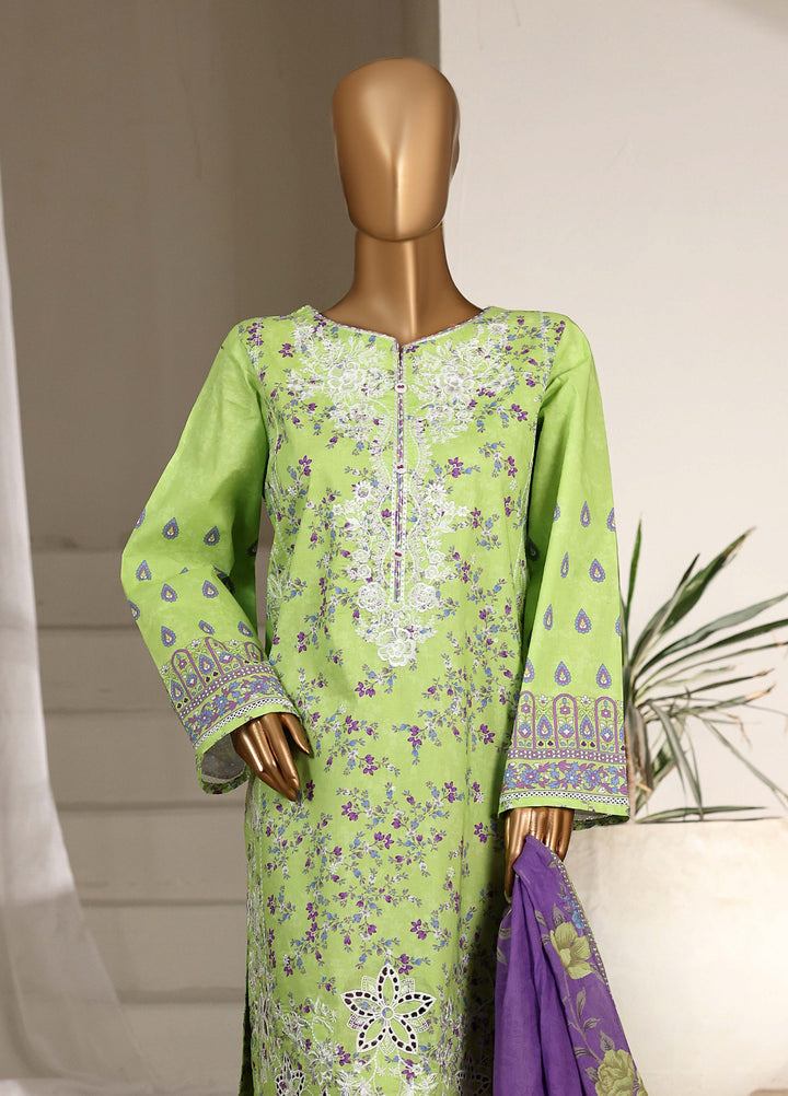 Guldozi by HZ Textiles RTW Embroidered Lawn 3 Piece Suit CPE-3P-028 - Summer Collection