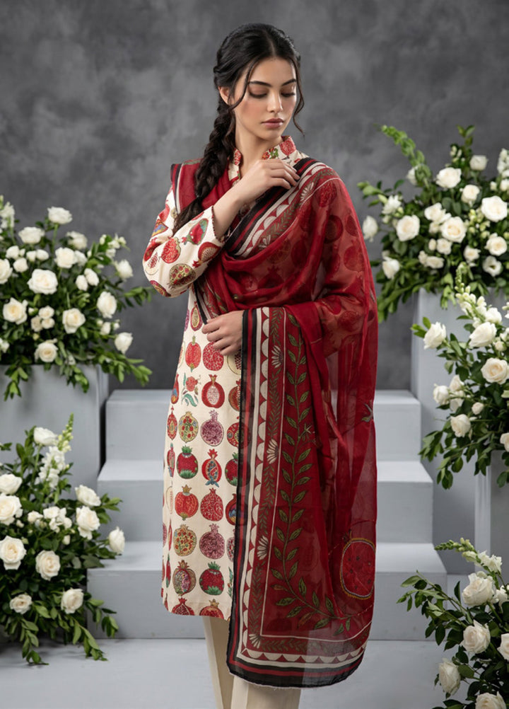 Salina Dobby by Regalia Textiles Unstitched Printed Lawn 3 Piece Suit RG26UPS D-01 - Casual Collection