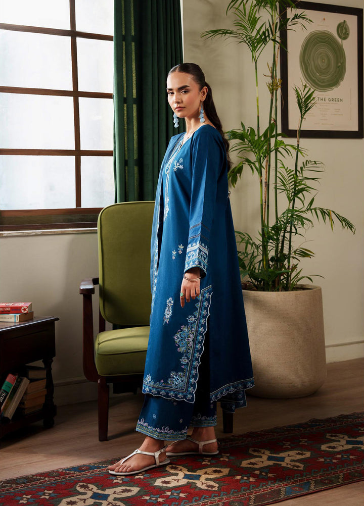 RajBari Women RTW Embroidered Lawn 3 Piece Suit RB26PLE Zareen 02 - Eid Collection