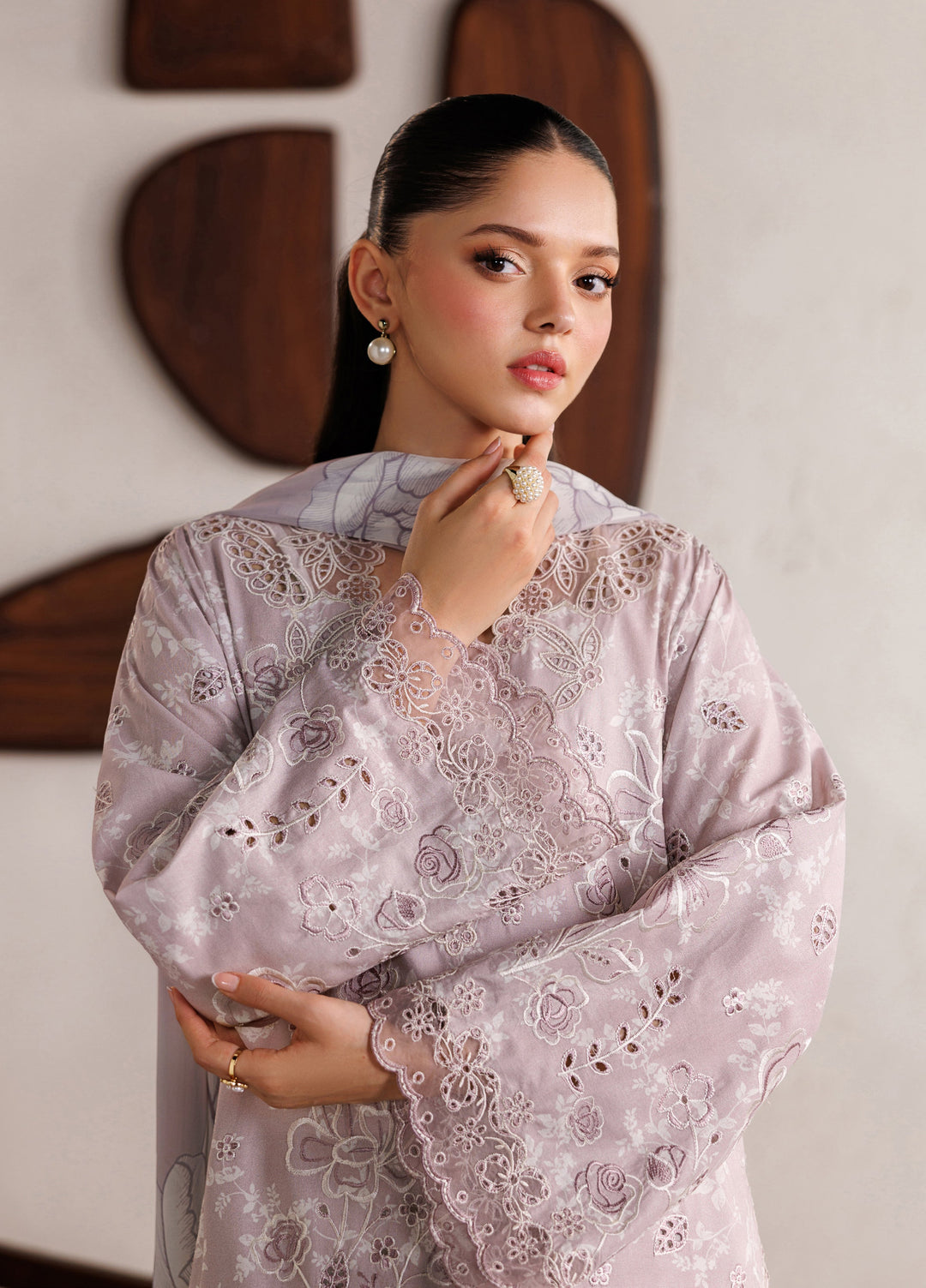 Iznik Unstitched Embroidered Lawn 3 Piece Suit IZ26ULF IBE-07 - Festive Collection