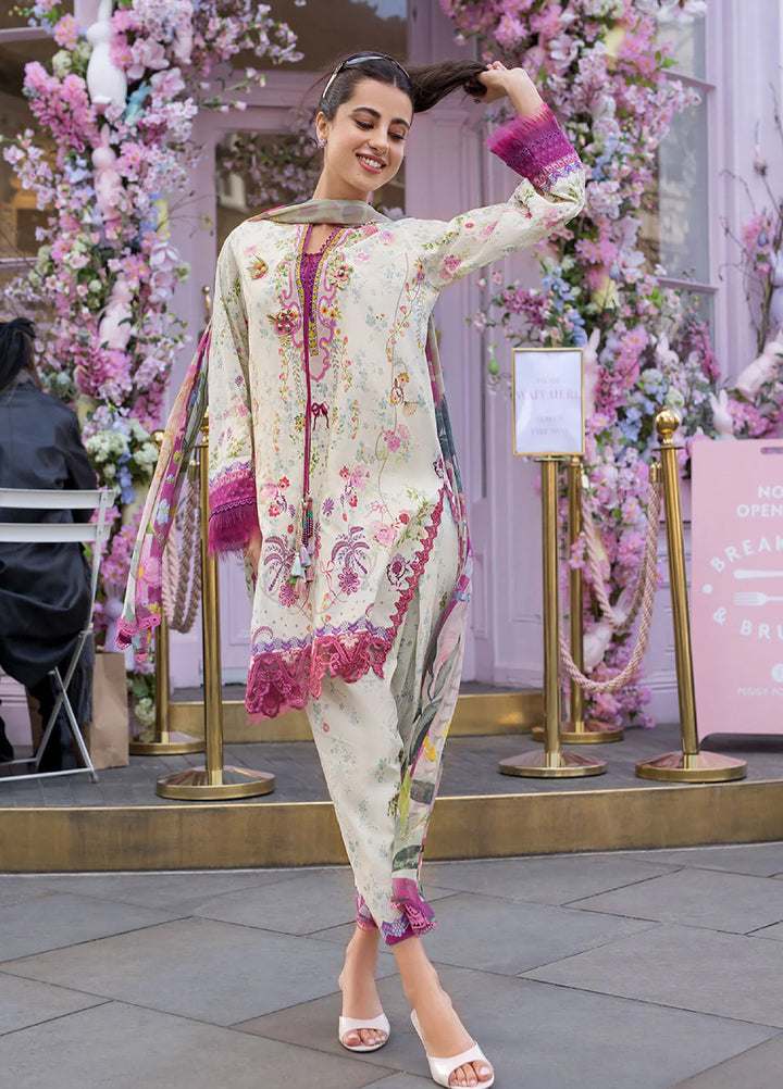 Sobia Nazir Prints Unstitched Embroidered Lawn 3 Piece Suit SN26UPL D-07B - Summer Collection