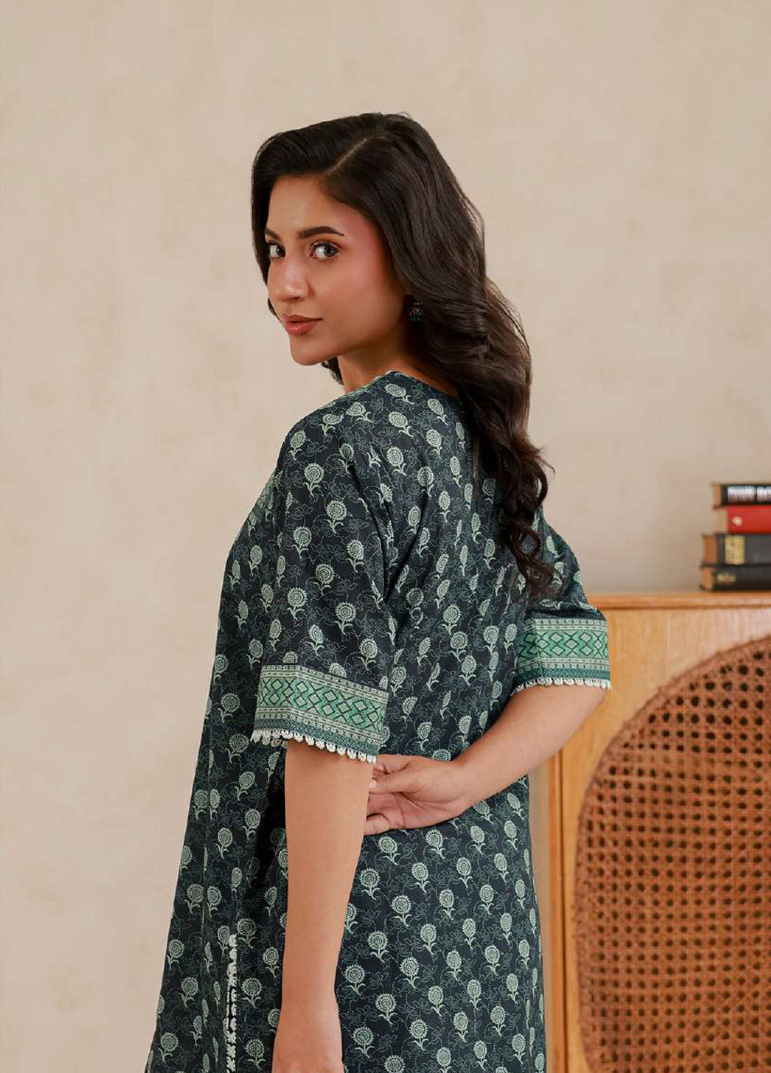 Zellbury Unstitched Printed Lawn 2 Piece Suit ZB26UC WUS26X20998 - Casual Collection