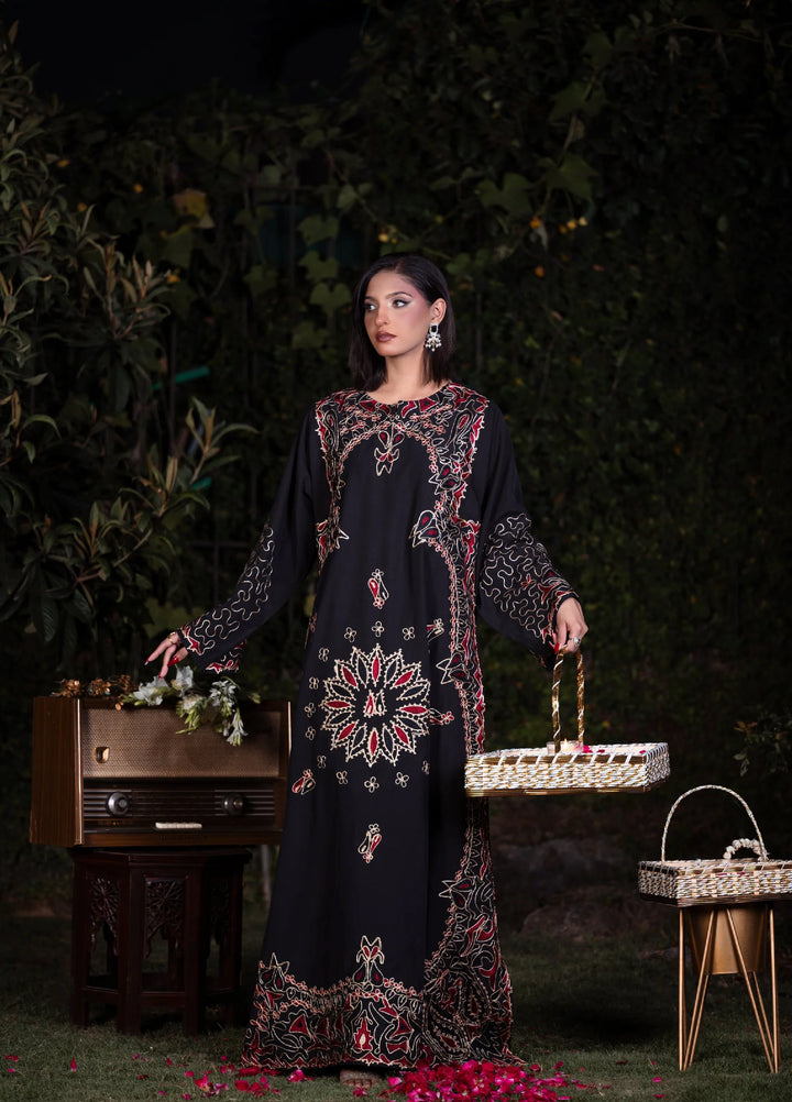 Sitaray by Reezas Women Pret Silk Embroidered 2 Piece Shab e Surkh - Festive Collection