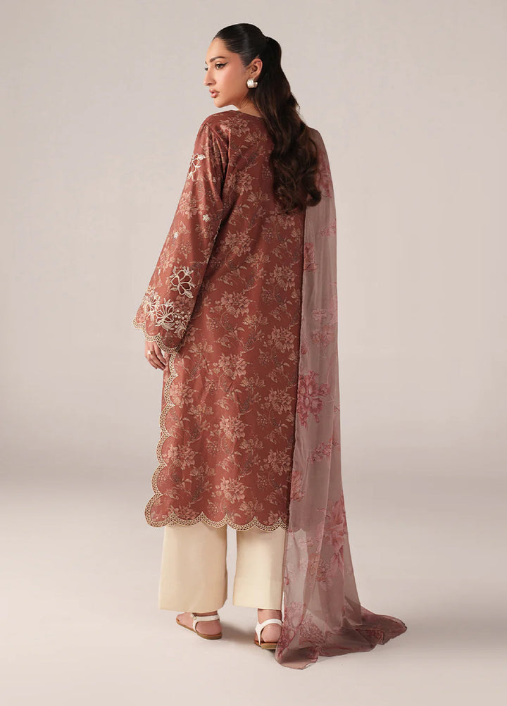 Iznik Unstitched Embroidered Lawn 3 Piece Suit IZ26US SS-02 - Summer Collection
