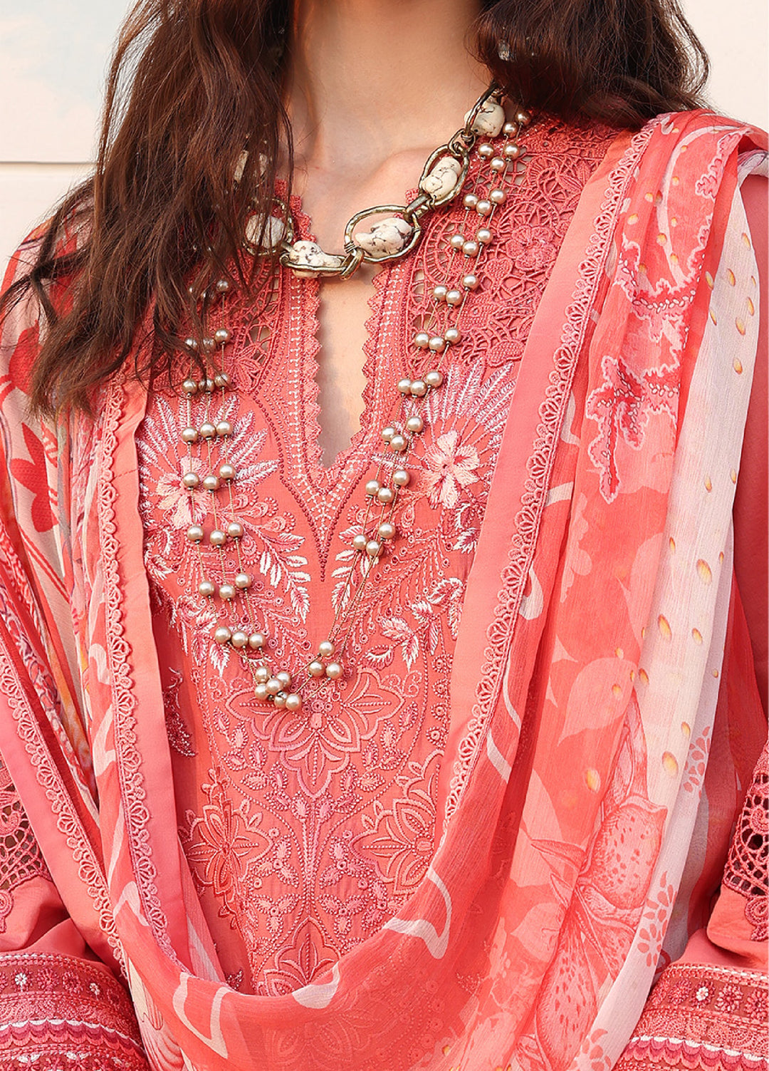 Belle Saison by Esmel Unstitched Embroidered Lawn 3 Piece Suit EML26ULB Coralie EUNSS260209 - Festive Collection