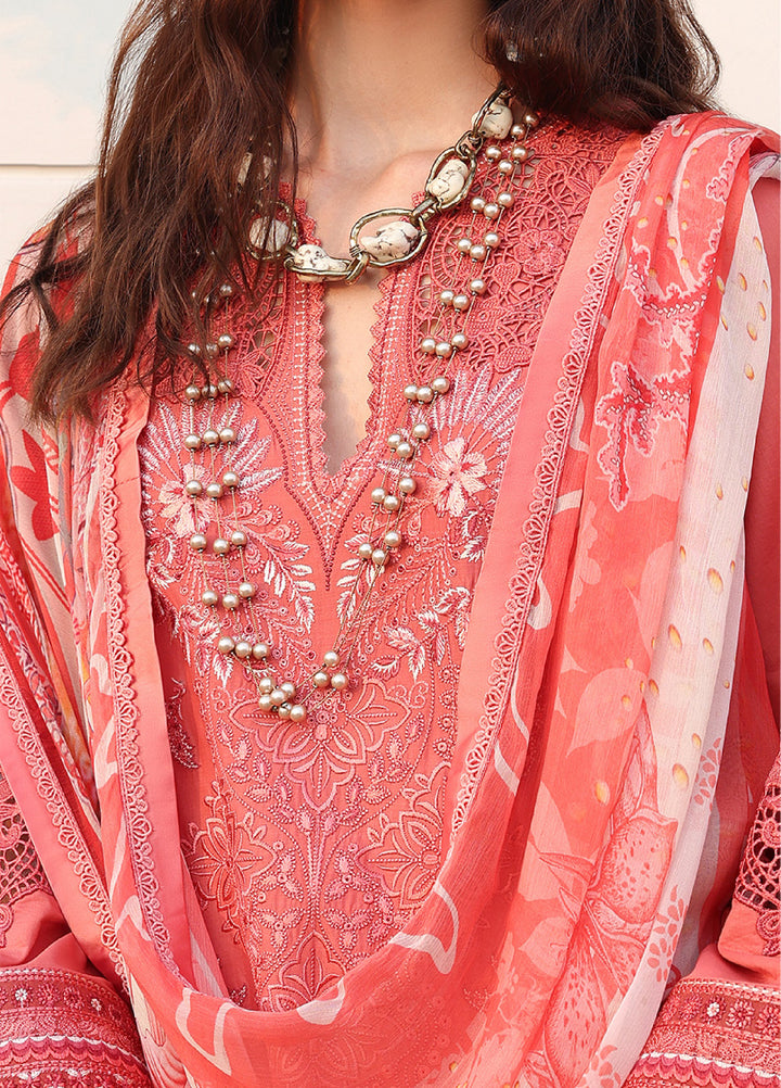 Belle Saison by Esmel Unstitched Embroidered Lawn 3 Piece Suit EML26ULB Coralie EUNSS260209 - Festive Collection