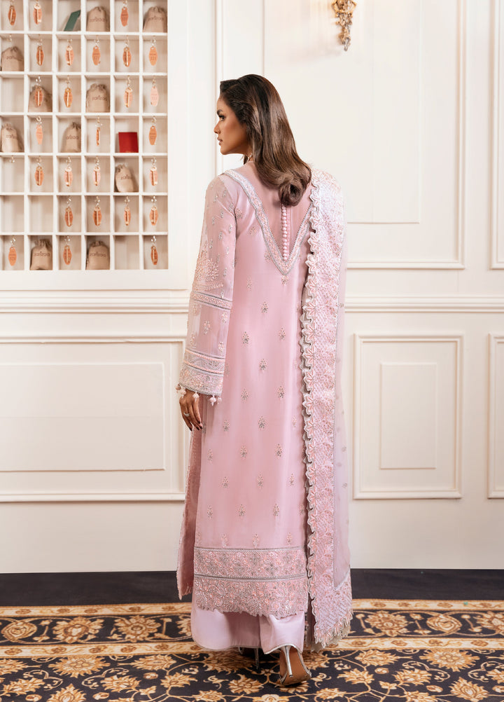 Check In by Zarizaa Embroidered Chiffon 3 Piece Suit ZZ26UCI PRISM - Festive Collection