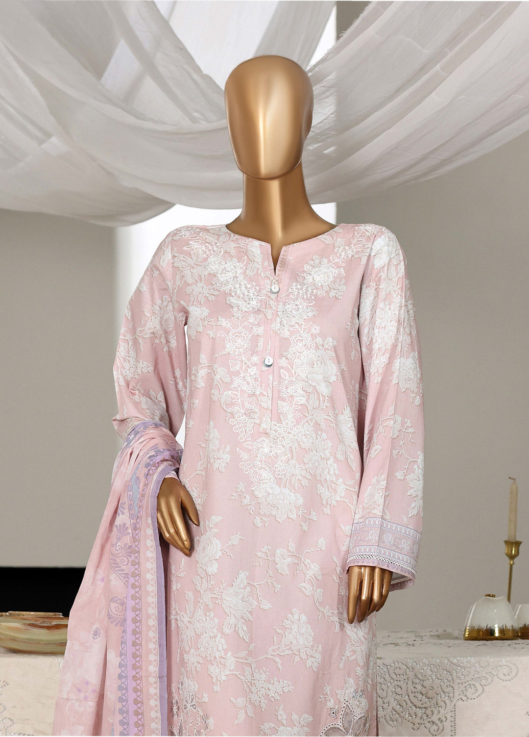 Guldozi by HZ Textiles RTW Embroidered Lawn 3 Piece Suit CPE-3P-025 - Summer Collection