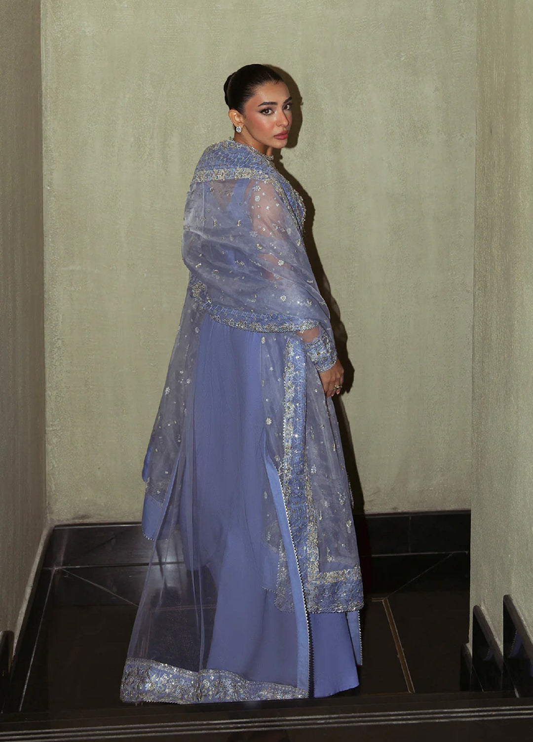 Pari Naaz by Neeshay Embroidered Net Suits Unstitched 3 Piece NSH25PW Afsaneh - Formals Collection